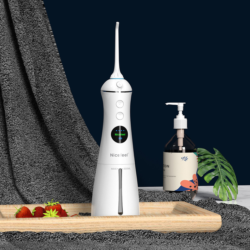300ml Jet Cordless Water Flosser elettrica, i 6 modi di lavoro innaffiano Jet Dental Flosser