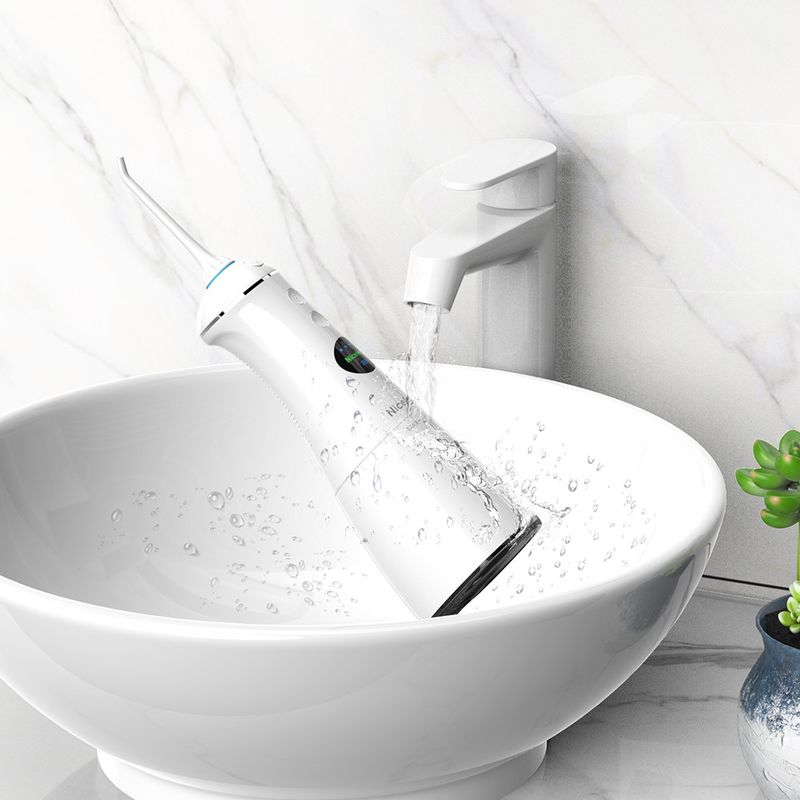 300ml Jet Cordless Water Flosser elettrica, i 6 modi di lavoro innaffiano Jet Dental Flosser
