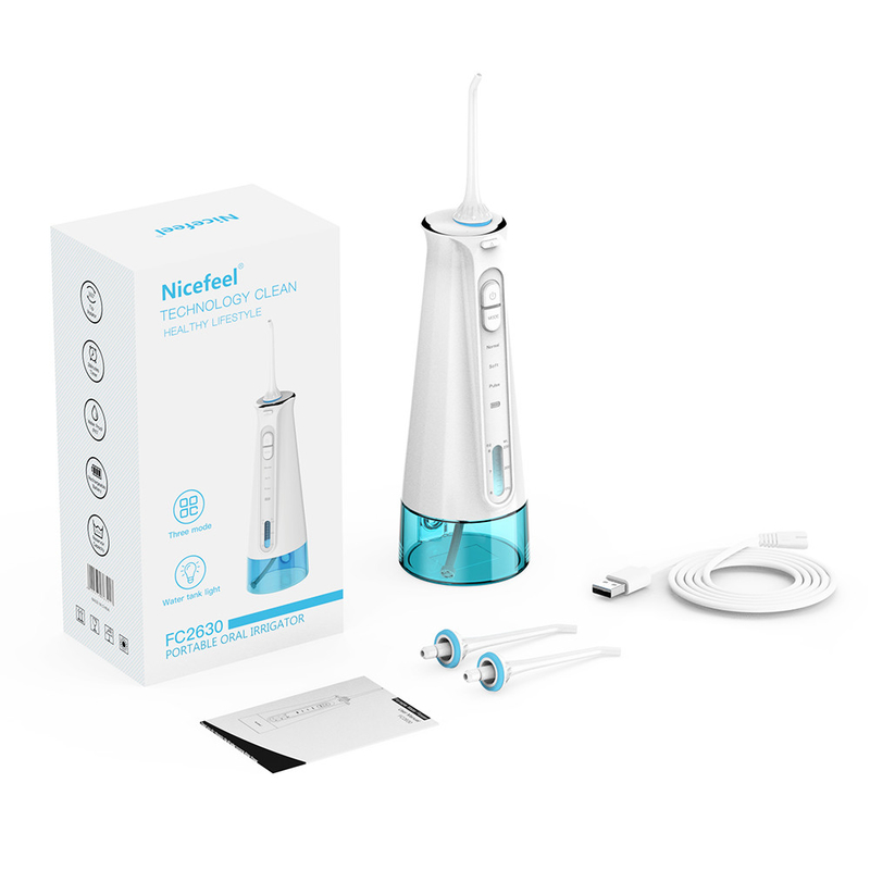 Irrigator orale dentario senza cordone professionale 300ML per i denti i 3 modi gomma il massaggio