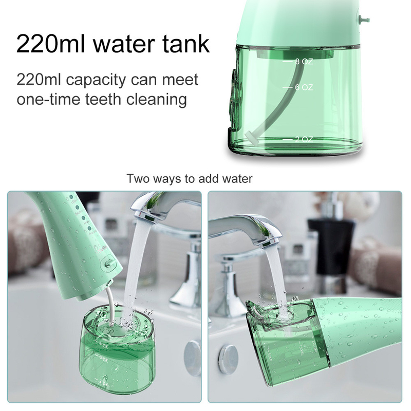 Home Travel 300ML IPX7 Irrigatore orale dentale cordless impermeabile portatile