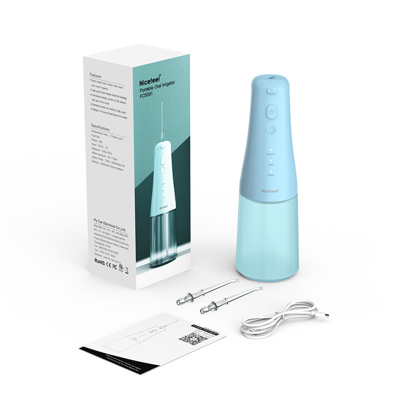 IPX7 Idropulsori senza filo con denti impermeabili con modalità DIY 4 punte a getto