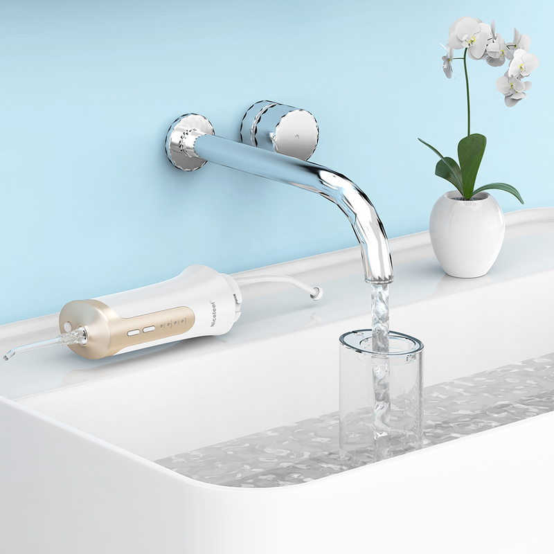 Pulitore orale Jet Cordless Portable Water Flosser elettrica IPX7 300ml