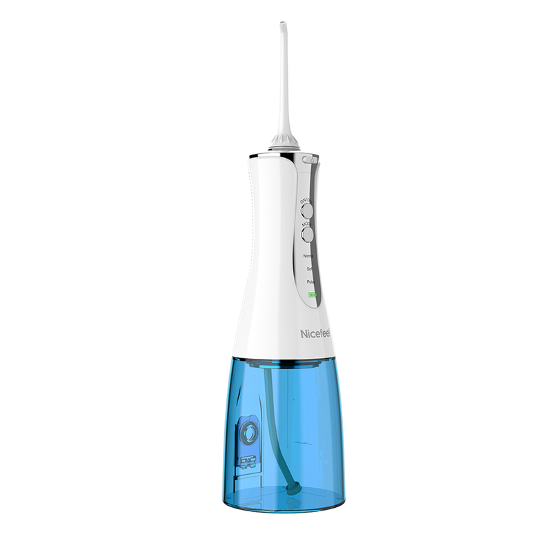 1000 ml Dental Cordless Oral Irrigator Water Flosser Bianco ugello da 2,5 mm