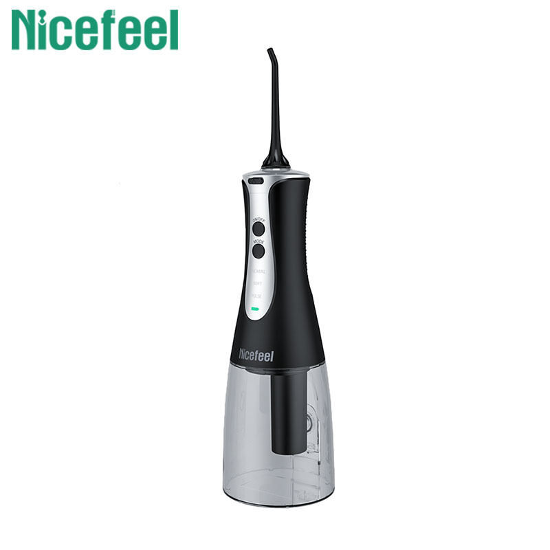 ABS Nicefeel Acqua senza fili Flosser 55-125PSI Pressione per la cura orale