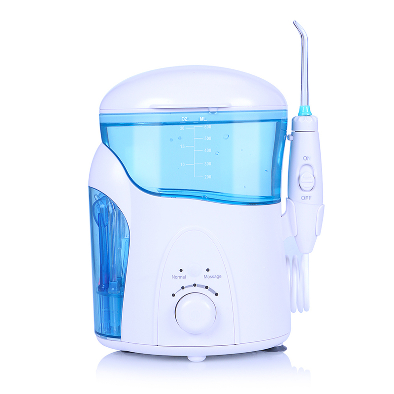 Flosser d'acqua dentale compatto ed efficiente 25,5*7,5*7,5cm 4 ore di ricarica