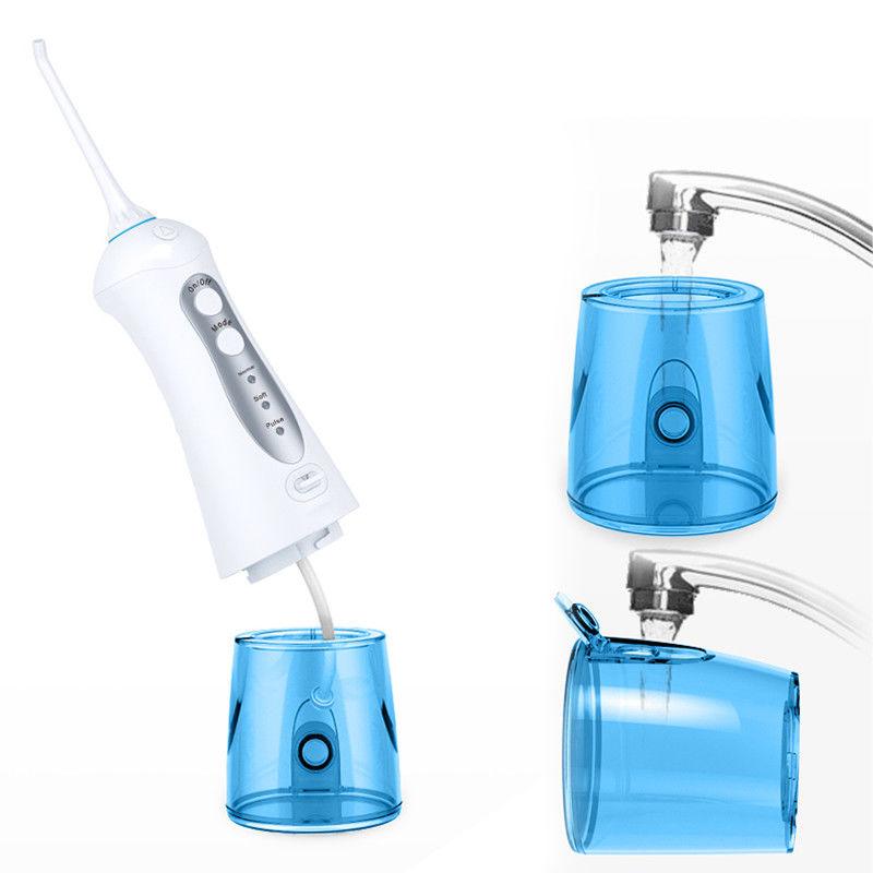 Acqua Flosser senza cordone, pulitore portatile con 3 modi, pulizia potente, 300ML serbatoio di acqua, IPX7 dei denti impermeabile