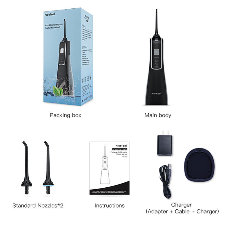 Acqua di carico senza fili portatile Flosser, denti orali di Irrigator che puliscono massaggio della gomma (modelli di IPX7 Waterproof/3)