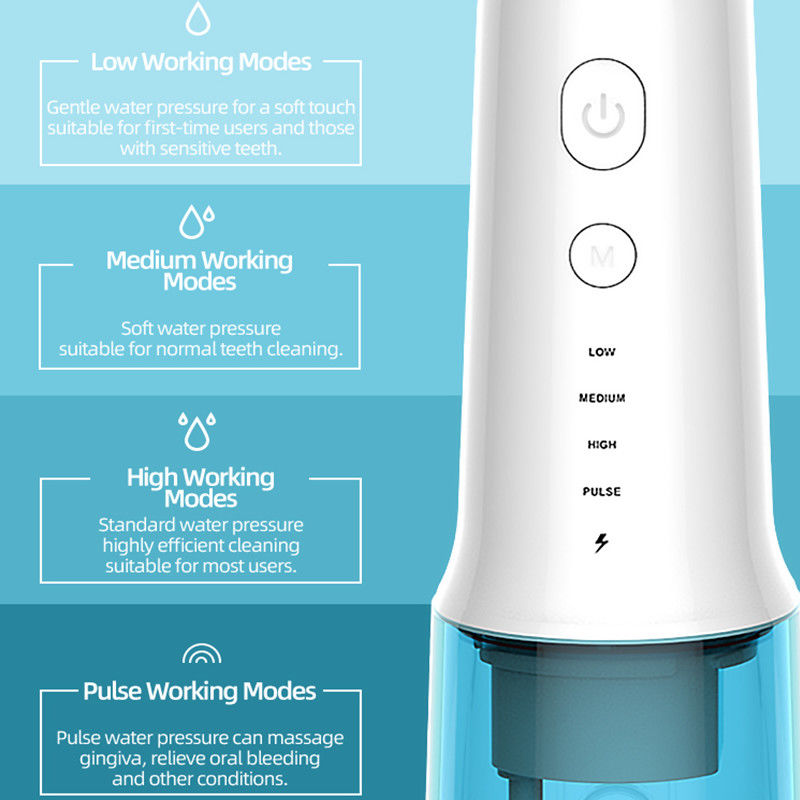 dell'acqua orale elettrica di irrigator DIY di Flosser di cura batteria orale di lunga vita ultra