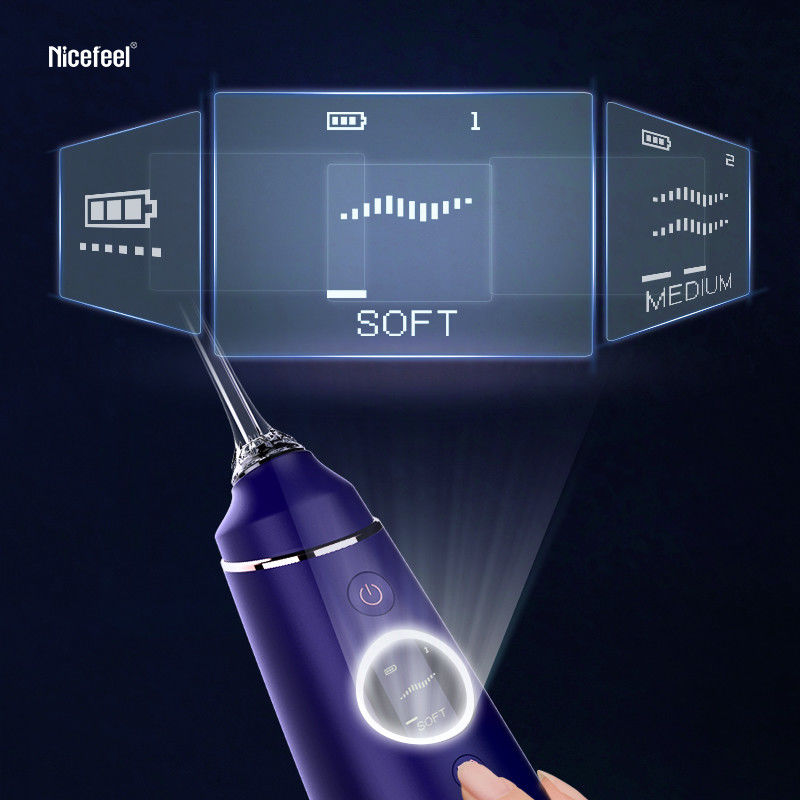Acqua ricaricabile senza cordone Flosser dell'ABS portatile per la pulizia dei denti