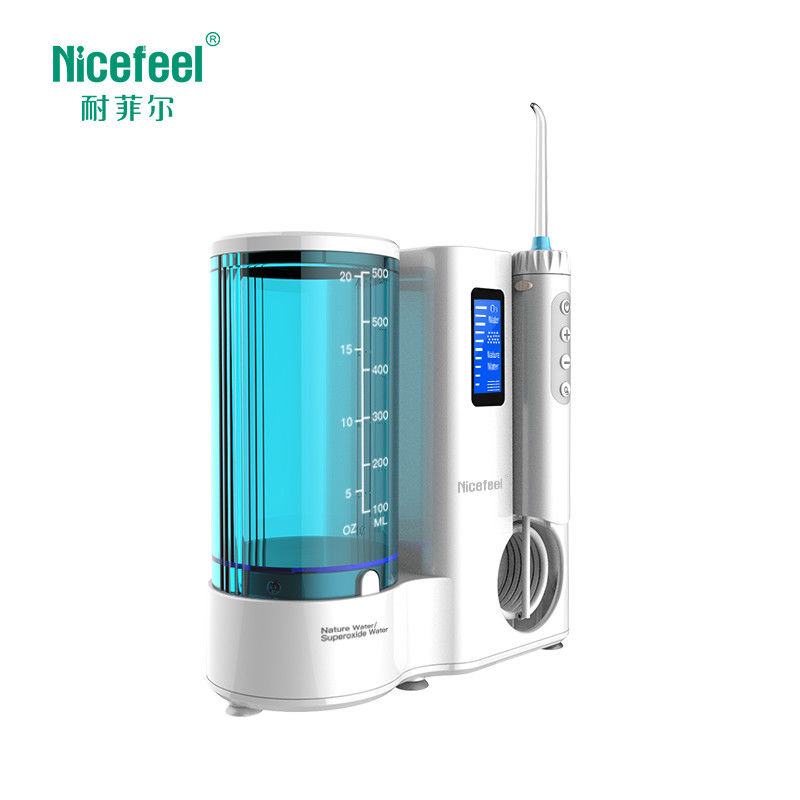 Scelte elettriche orali dell'acqua del IPX 4 Nicefeel Irrigator per i denti con il generatore dell'ozono