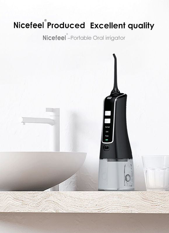 pulitore senza cordone orale dei denti di Flosser dell'acqua di Irrigator del portatile di 1400mAh IPX7