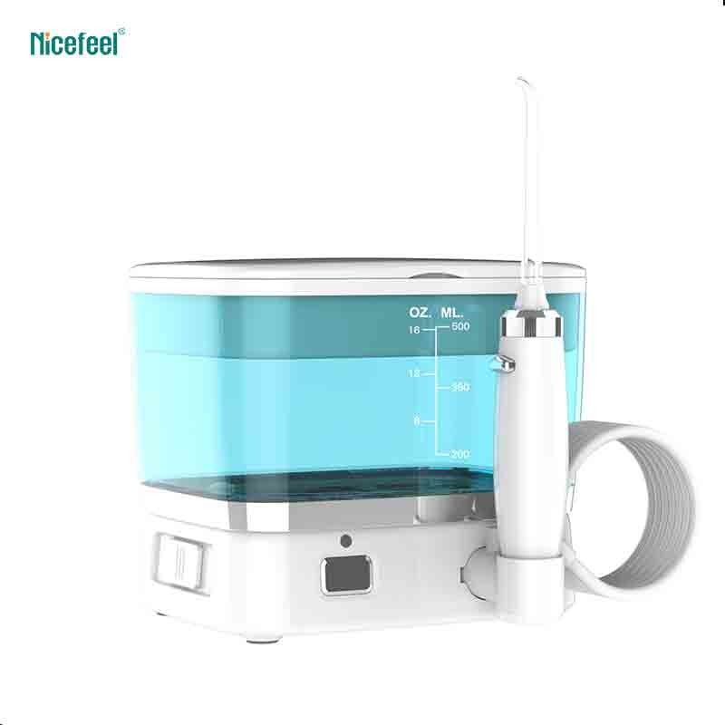 Acqua ricaricabile senza cordone portatile Flosser di Nicefeel con il serbatoio di acqua 500ml