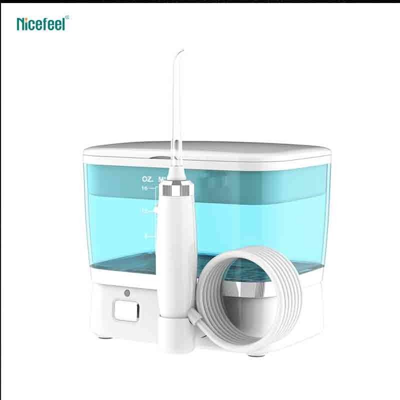 Acqua elettrica portatile Flosser del dente 500ml 1400-1800 volte Min Water Jet Pulse