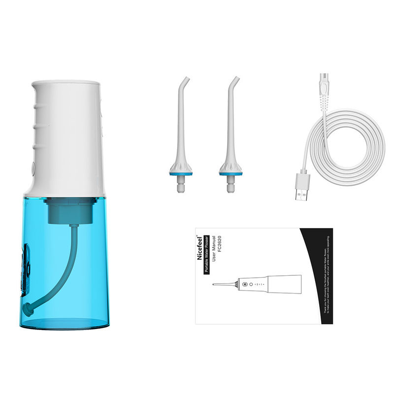 Migliore Electric Power Flosser per l'acqua senza cordone Flosser IPX7 di Nicefeel di viaggio una batteria da 1900 mAh