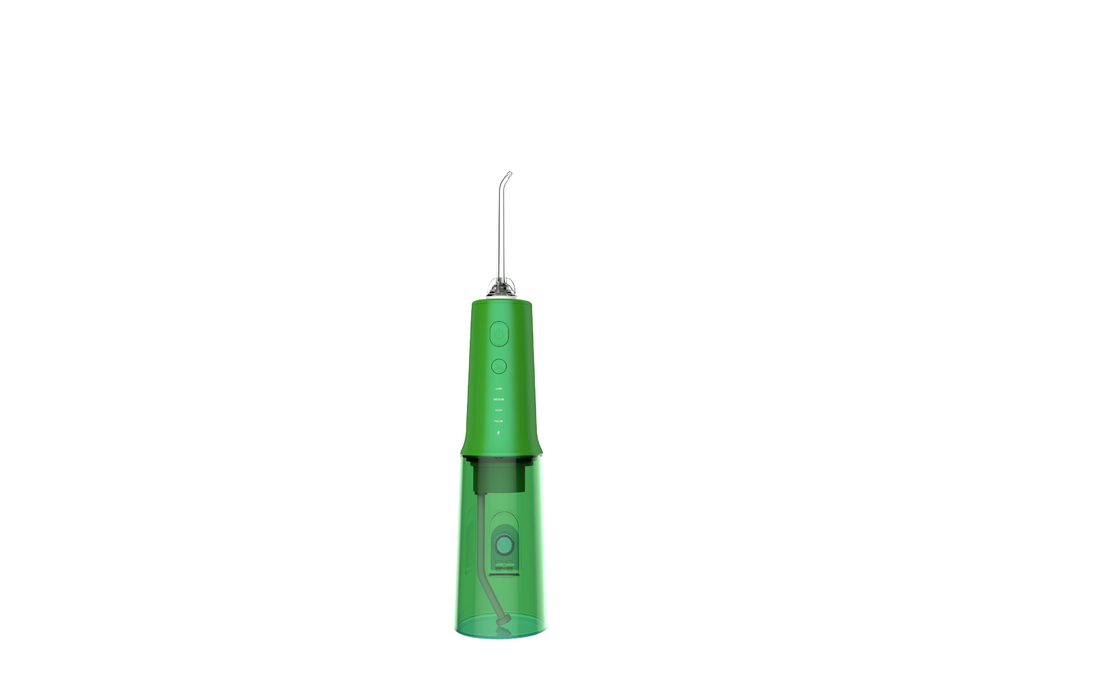 Pulitore senza cordone dei denti di Flosser dell'acqua di viaggio 320ml 360 gradi che girano Jet Tips lunga